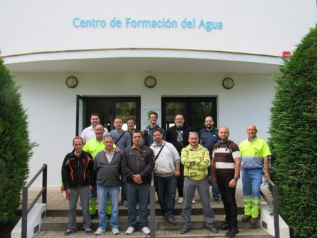 Alumnos 1º Curso Fontanería Básica. Centro de Formación del Agua de EMASESA