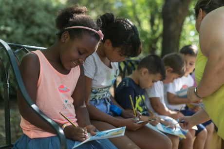 Visita Jardín Botánico Arboreto Grupo Niños y Niñas Saharauis