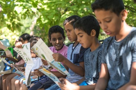 Visita Jardín Botánico Arboreto Grupo Niños y Niñas Saharauis