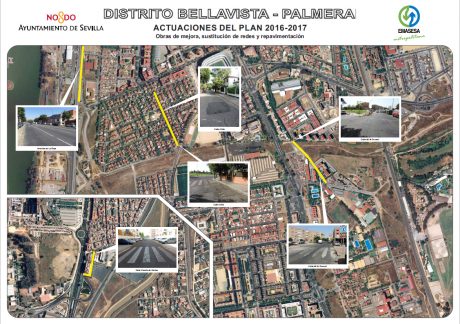 Distrito Bellavista - La Palmera. Actuaciones del Plan 2016-2017