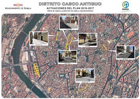 Distrito Casco Antiguo Actuaciones del Plan 2016-2017