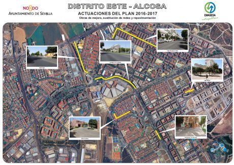 Distrito Este - Alcosa Actuaciones del Plan 2016-2017