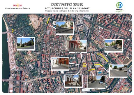 Distrito Sur. Actuaciones del Plan 2016-2017