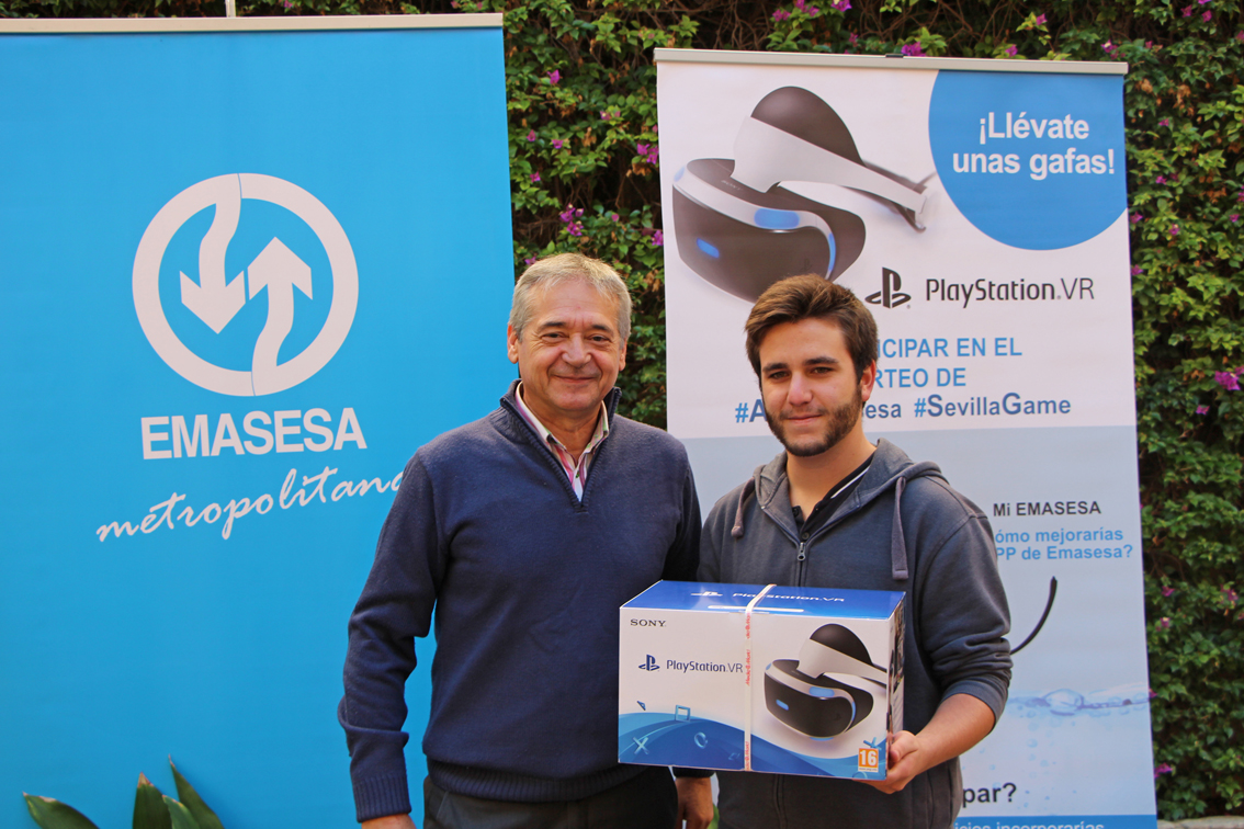 Entrega Premio Concurso #AppEmasesa - SevillaGame