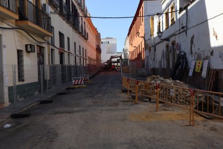 Inicio de obras en calle Becas