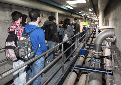 Visita Alumnos EDAR Ranilla durante el ‘Las estaciones depuradoras de aguas residuales como eliminadoras de contaminación'