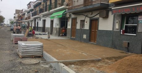 Obras de calle Torres Albas 